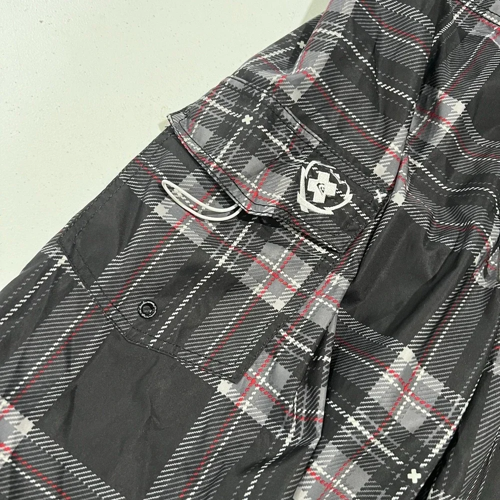 Vintage Y2K Quiksilver Boardshorts Men's Size 33 Surf Swim Beach Shorts Grunge